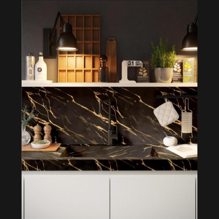 1 PC Marble Wall Sticker Sheet