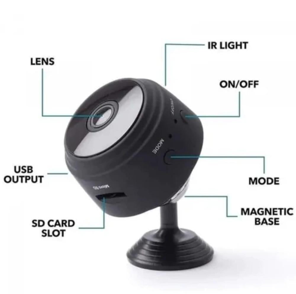 Mini Black Camera With Clear Vision