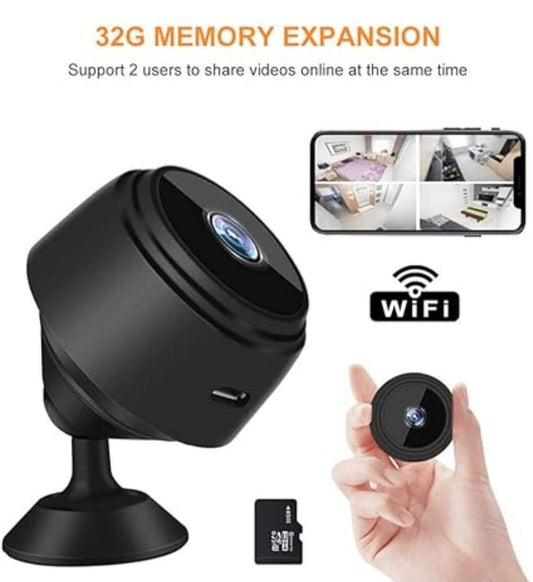 Mini Black Camera With Clear Vision